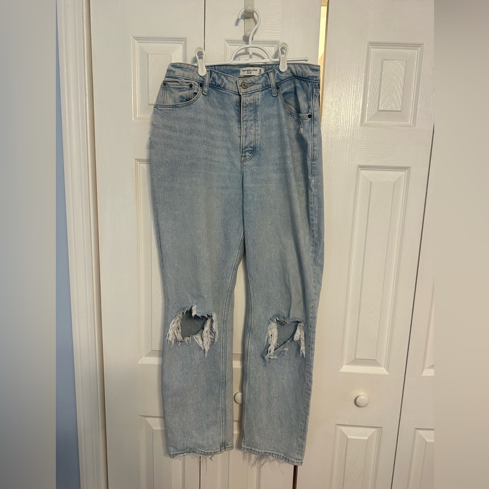 Abercrombie & Fitch High Rise Dad Jeans - Sz 10r